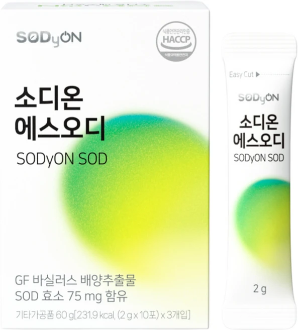 소디온 에스오디 GF 에스오디 SOD, 1박스, 60g - 쿠팡