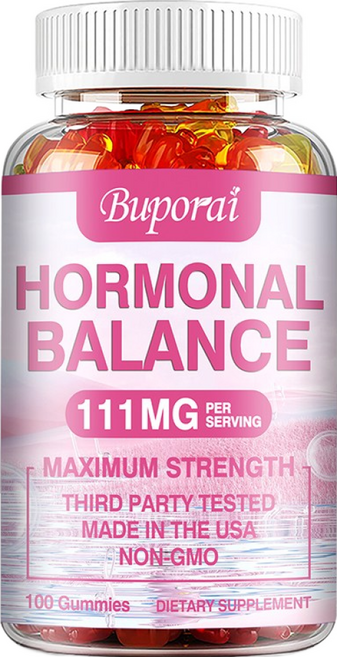 호르몬 밸런스 111mg - 여성 건강 생리통 및 복부 팽만감 완화, 1개, 60정