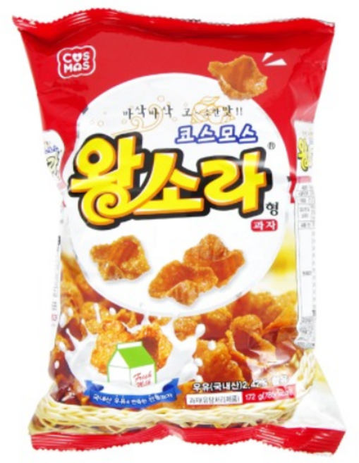 코스모스 왕소라형과자 번들 172g 2봉 소라과자, 2개