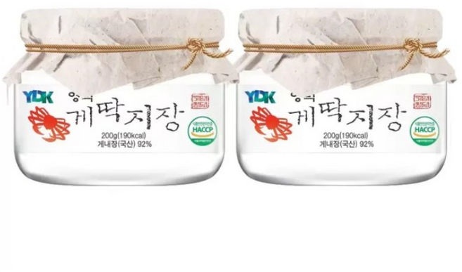 영덕 게딱지장, 200g, 2개