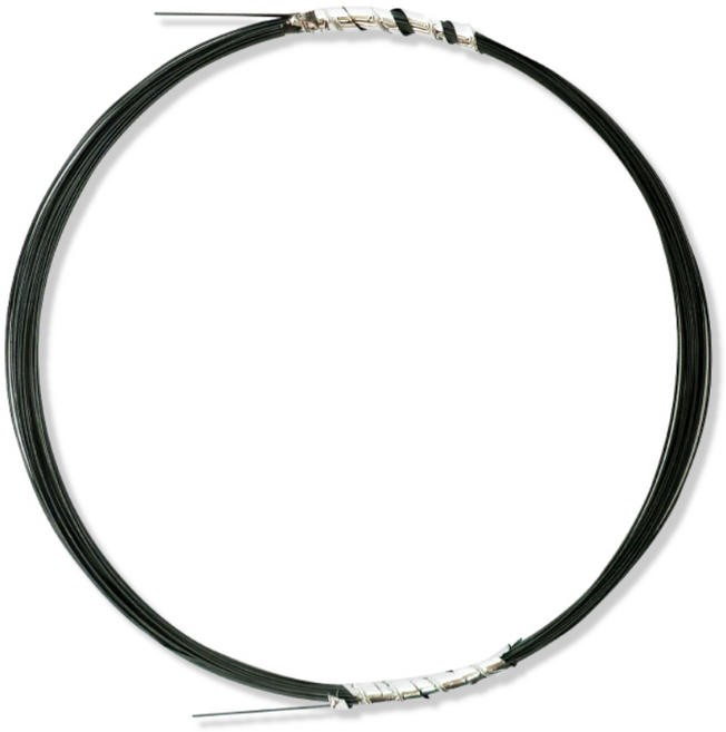 마리수 형상기억합금 갈치 와이어 채비 삼치 티탄 티타늄 와이어 쇼크리더 0.3mm 5m, 1개, 블랙