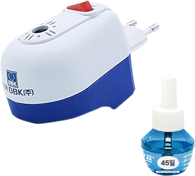 독일DBK기술 전기 전자 리퀴드 모기향 (플러그형) 파워 45일 모기향, 1개, 35ml