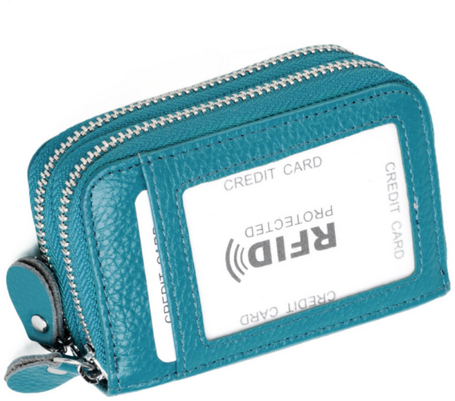 Mirsh 안티스키밍 해외 여행 RFID 차단 트래블 카드 동전 지갑