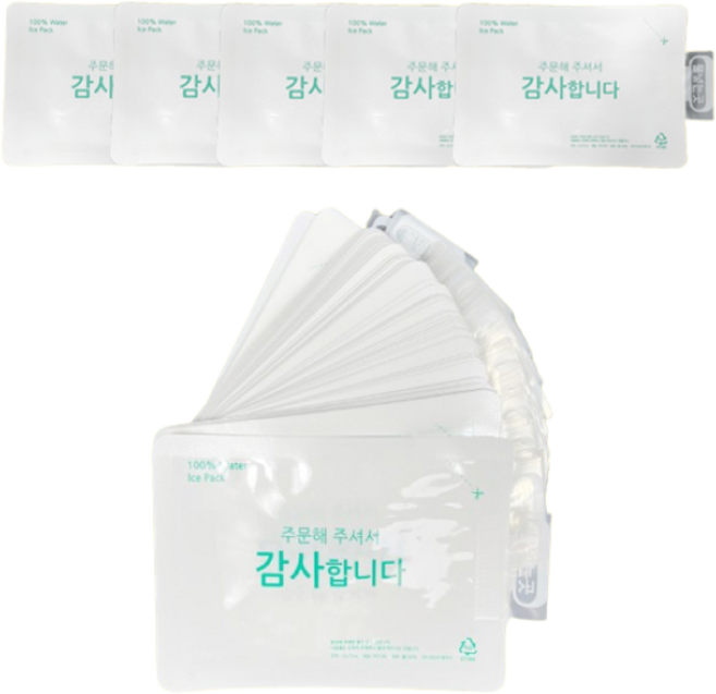 제이제이컴퍼니 반제품 아이스팩 12x17 물 100%, 1세트, 500개