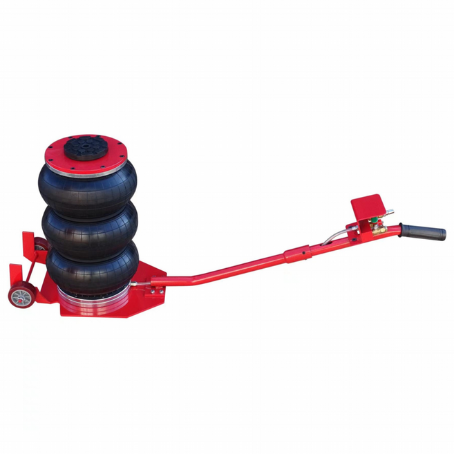 차량 에어 자키 잭 타이어 공압 리프트 휴대용 핸들 수리 받침대, 3톤 직선 핸들바