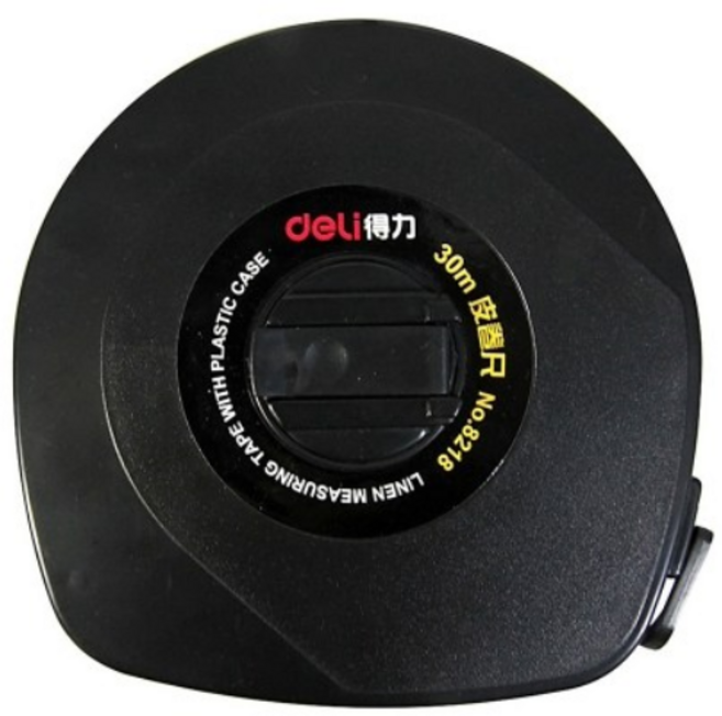 델리 건물 거리 측량 화이버글래스 줄자 30m 블랙, 1개