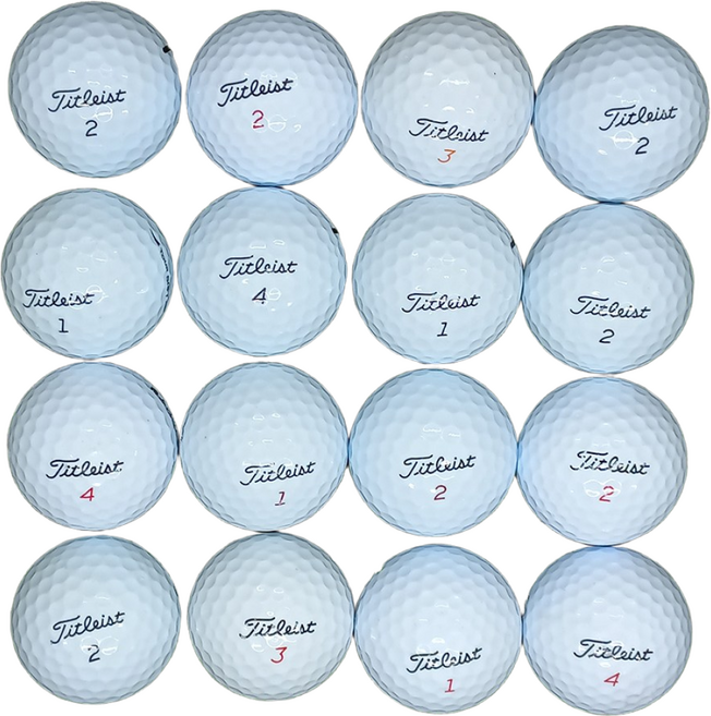 타이틀리스트2피스 로스트볼 A+ A 30개, 화이트 30개 A+급