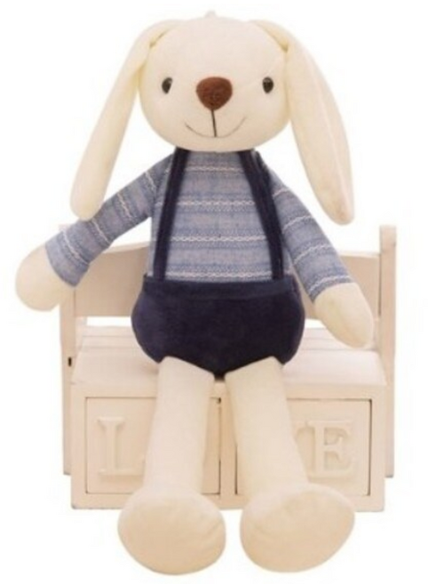 네이처타임즈 귀여운 토끼 봉제인형, 70cm, 네이비, 1개