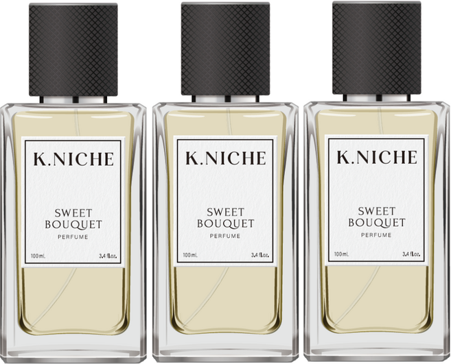 케이니치 스위트부케 여자 향수 오드퍼퓸, 3개, 100ml