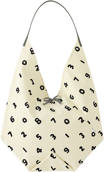 (공식)SOUSOU 소우소우 잇사이부쿠로 오다야카 아이보리색 가방 숫자패턴(SO-SU-U)