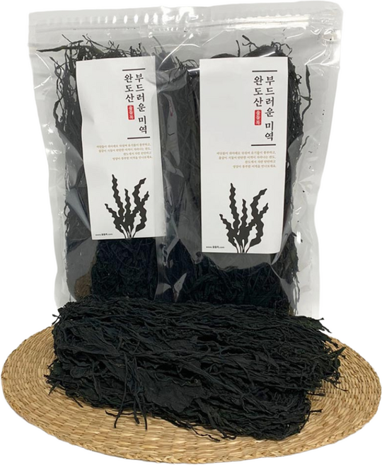 울돌목 완도산 햇 미역 200g 산모용 가정용 지퍼백 포장, 2개