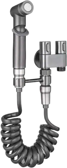 에이엔티 욕실 베란다 청소 분사기 스프레이건 세트, 다크그레이, 1개