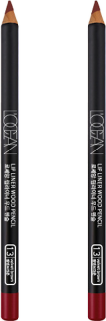 로쎄앙 우드 펜슬 립라이너 4 x 150 mm, 13호 벨벳브라운, 2개