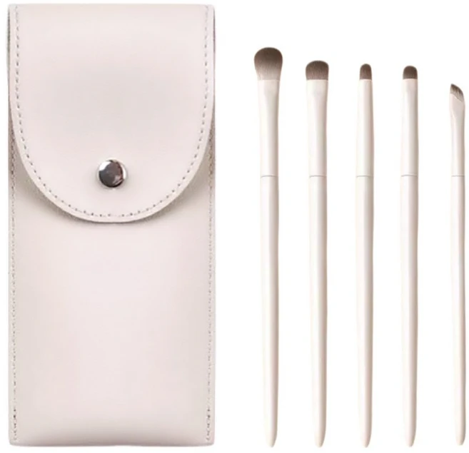 엑스비지 화이트 아이 메이크업 브러쉬 5종, 1개 - 쿠팡