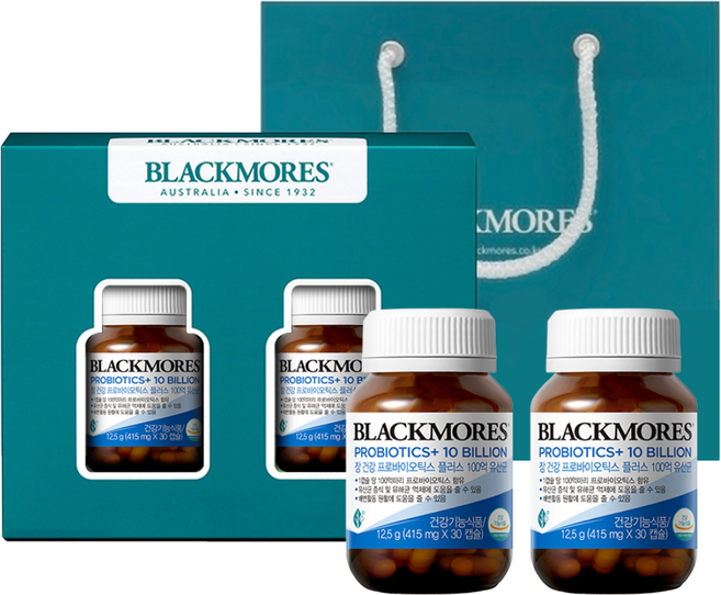 블랙모어스 프로바이오틱스 30캡슐 선물세트, 1세트, 60회분