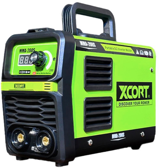 XCORT 엑스코트 저전압 용접기 저전력 MMA-200S 휴대용 가벼운 미니 소형 인버터, 1개