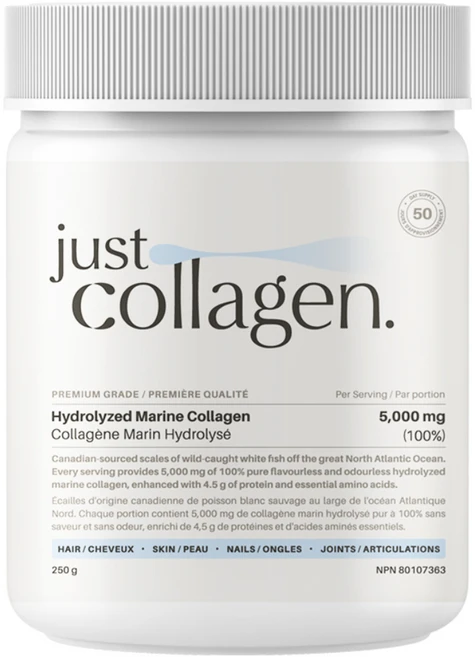 저스트콜라겐 캐나다 저분자 피쉬 콜라겐 펩타이드 250g, 1개 - 쿠팡