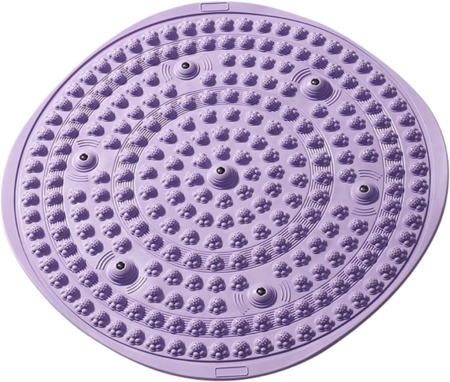 오세르앙 효도선물 시원한 발바닥 마사지 지압 매트 55cm, 자주색, 1개