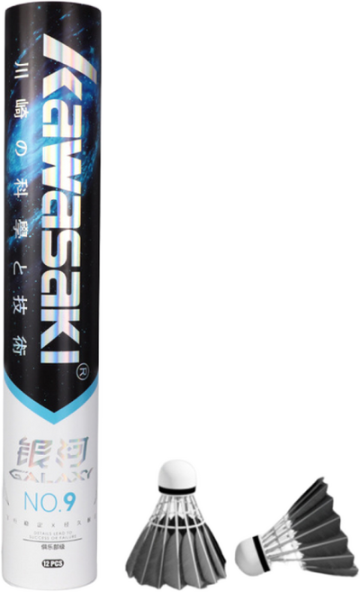 리치모리 거위털 배드민턴 셔틀콕, 1개, 12개입, NO.9 초보용