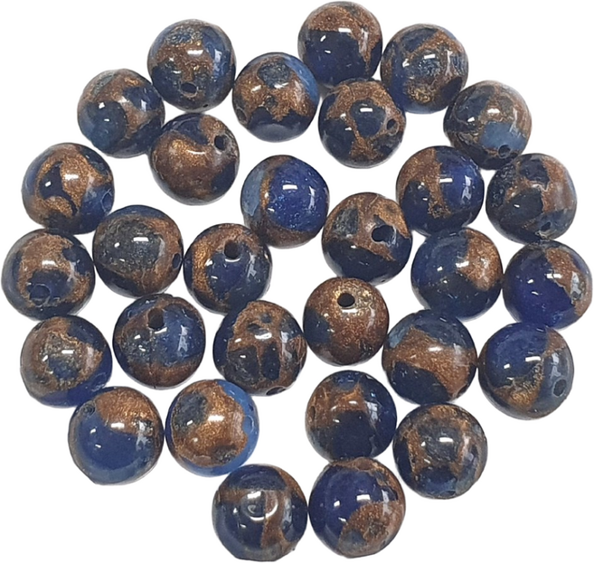 ALL 원석알 8mm 일반D 팔찌원석 한팩 25알 / 백수정 자수정 피치문스톤, 금채석블루