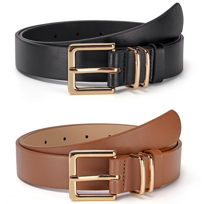 1+1 캐주얼 여성벨트 기하학 심플벨트 여