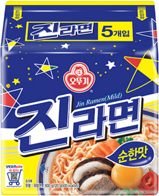 오뚜기 진라면 순한맛 120g, 20개