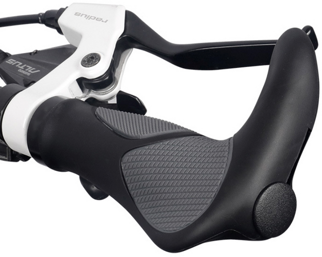 자전거 핸들 그립 바엔드 에르곤 보조 손잡이, 1세트