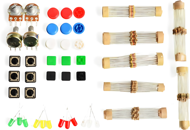 아두이노 키트 우노 R3 키트 6종 키트, Ad01, 1개