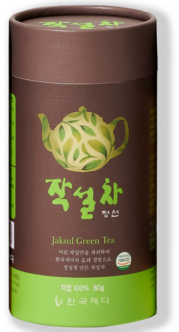 한국제다 작설차 정선 지관, 80g, 1개