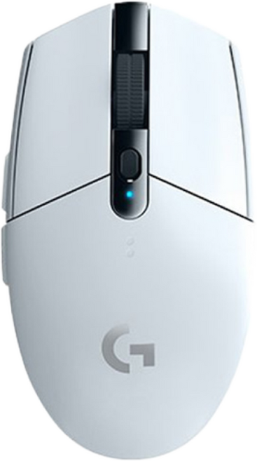 로지텍 코리아 (정품) G304 LIGHTSPEED 무선 게이밍 마우스 (파우치 미포함), 화이트