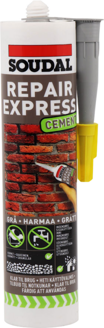 수달 픽스올 실리콘 리페어 익스프레스 석재 벽돌 줄눈 크랙보수 빠른 건조 액상 몰탈 시멘트 회색, 리페어 익스프레스 회색, 1개