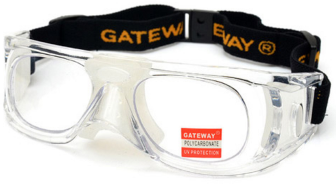 게이트웨이 GWS04 밴드형 운동용 스포츠 고글 작은 사이즈, 화이트