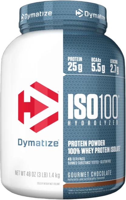다이마타이즈 ISO 100 웨이 프로틴 파우더 단백질 보충제, 1.4kg, 1개, 고메 초콜릿(Gourmet Chocolate) - 쿠팡
