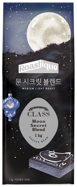 클래스 쟈뎅 문 시크릿 블렌드, 1kg, 1개, 홀빈(분쇄안함)