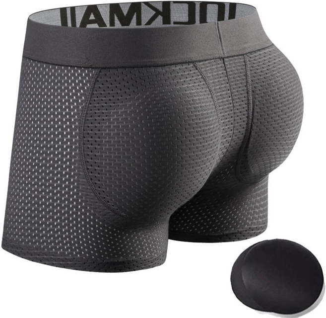 남성 복서 브리프 속옷 메쉬 나일론 바디수트 쉐이프 벨리 컨트롤 바디 셰이퍼 슬림화 허리 팬티