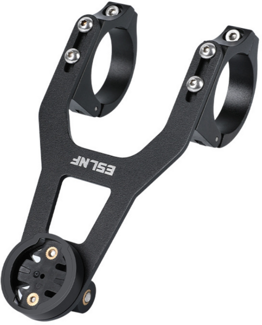 블루웨이브 자전거 일체형 핸들바 멀티 마운트 거치대, 블랙