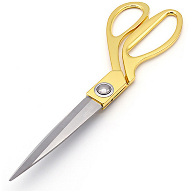 앙플러스 정밀 절단 프리미엄 재단가위 내구성 강한 재단용 가위, 골드, 1개