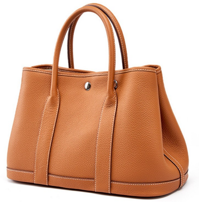 S.S.N 가벼운 여성 천연 소가죽 버킷백 토트백 데일리 크로스백