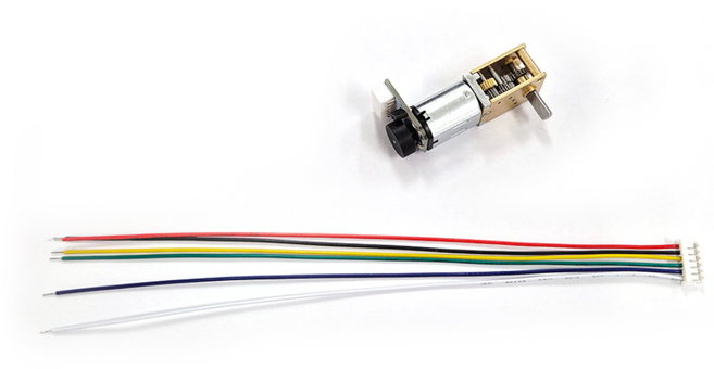 N20-1218 DC 모터 엔코더 포함 3V/135RPM 미니 기어드 DC모터, 3V