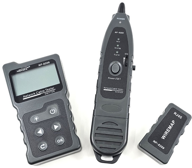 네트워크 케이블 테스터기 NOYAPA NF-8209 다기능 멀티테스터, 1개
