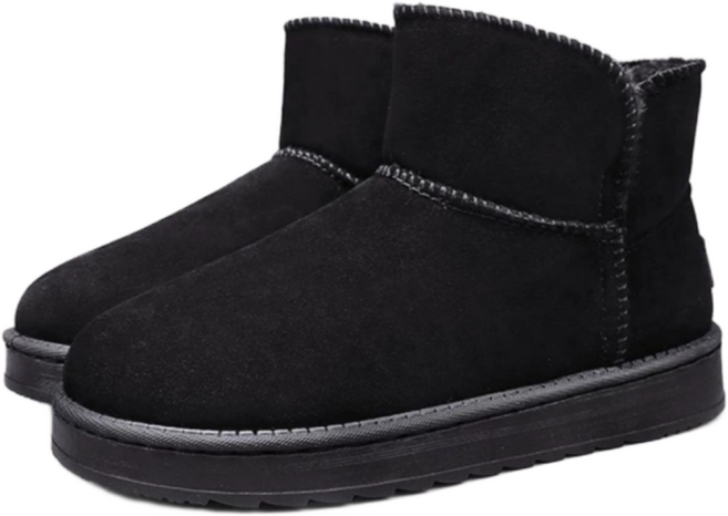 남녀공용 털안감 따듯한 겨울 미끄럼방지 방한 어그부츠