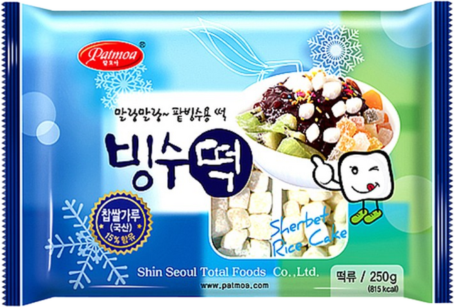 팥모아 빙수떡250g 20개, 250g