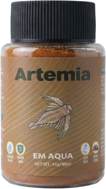 탈각 알테미아 치어먹이 구피치어밥 고급영양사료, 1개, 45g