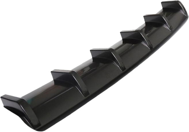 자동차 리어 디퓨저 하단 범퍼 디퓨져 립댐 에어댐 차량 튜닝 이식 드레스업, 7핀 블랙 유광