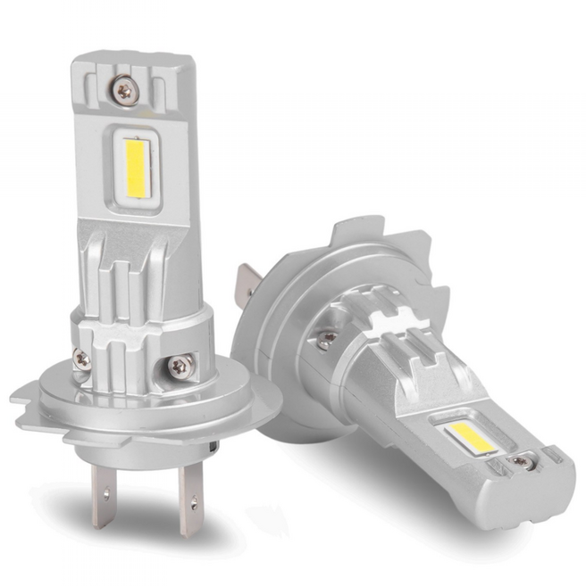 CUBLAND LED 전조등 안개등 H7 자동차 헤드라이트 6500K 12V, 1세트