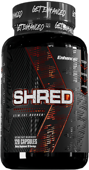 ENHANCED SHRED - 체지방 컷팅제 카르니틴 가르시니아 과라나, 1개, 120정