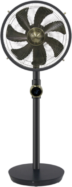 스타일리스 선풍기 URANUS 프리미엄 BLDC모터 메탈 스탠드 12단 7엽 리모컨