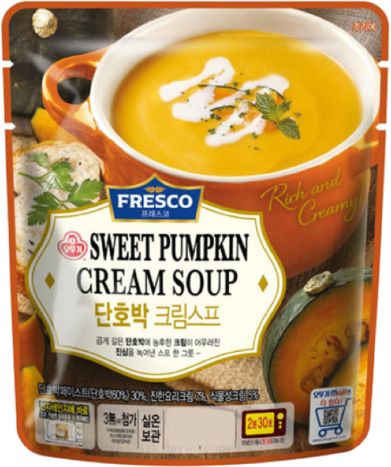오뚜기 프레스코 단호박크림스프, 1개, 180g