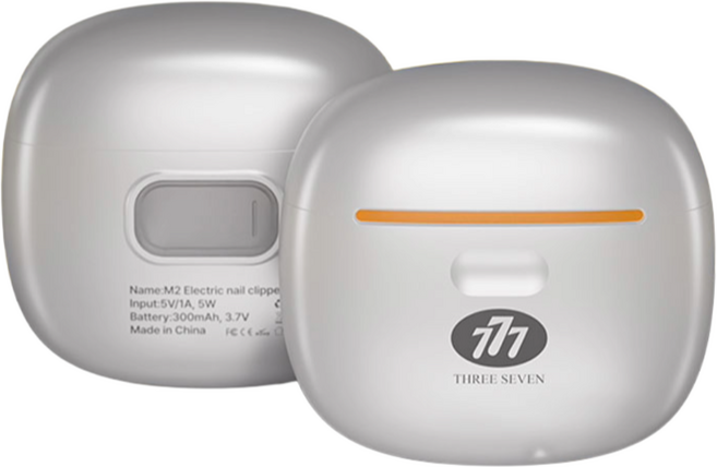 쓰리세븐 전동 손톱깎이 클립팟 트론, 1개, 화이트