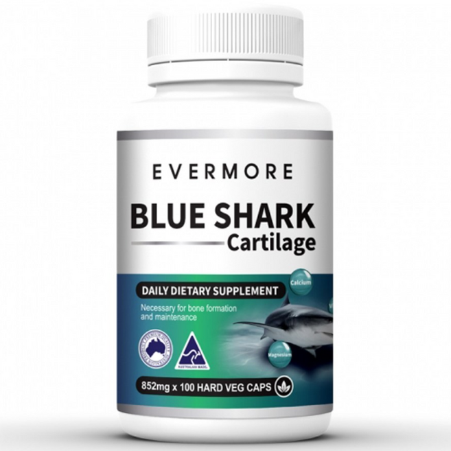 100% 청정 호주산 에버모어 블루 상어연골 식약처 인정, 100정, 1개